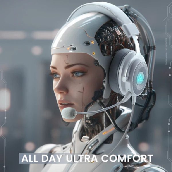 EKSA Brings The Latest Technology To Gamers — Virtual Surround Sound White Gaming Headset