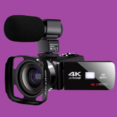 Shoot Videos Like A Pro With The Komery AF1 48MP 4K Digital Camcorder